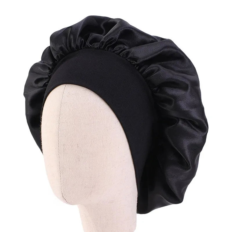 Girls Satin Wide Band Bonnet For Babies/Children