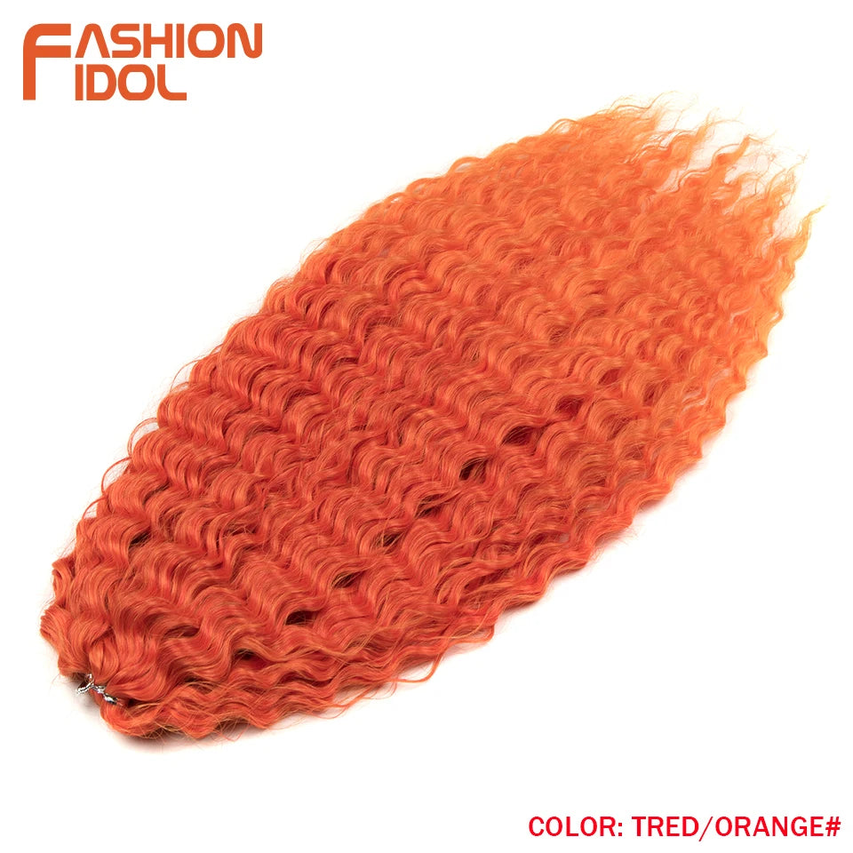Water Wave Synthetic Crochet Hair 24 Inch - Various Colors Available