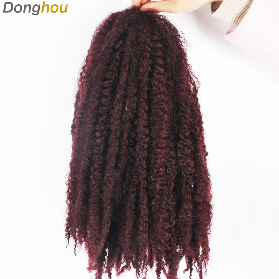 18 Inch Synthetic Marley Braiding Hair - Various Colors Available