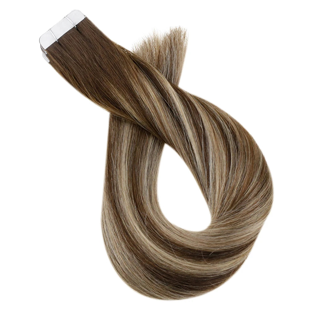 100% Remy Human Hair Seamless Skin Weft Tape Ins