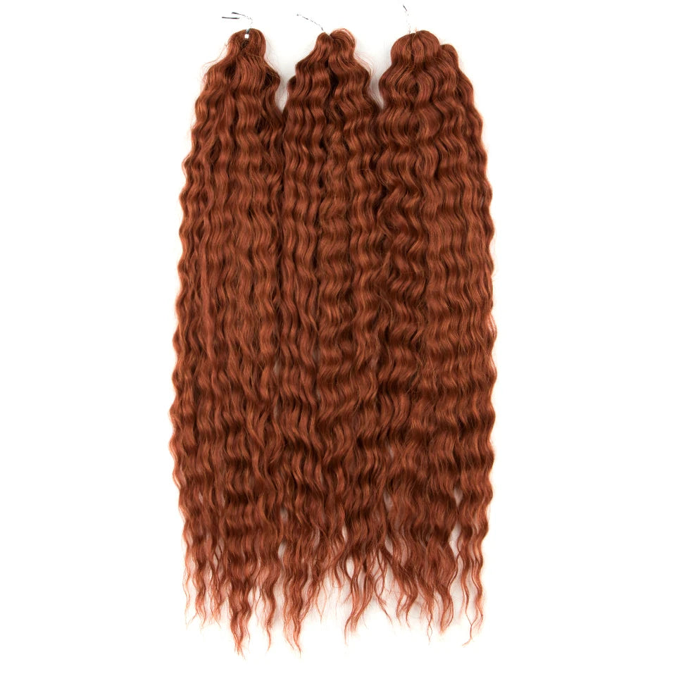 Water Wave Synthetic Crochet Hair 24 Inch - Various Colors Available