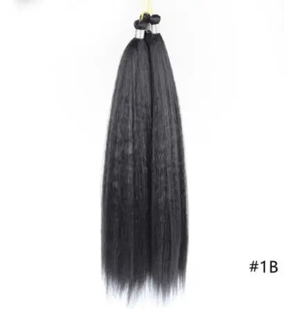 Kinky Straight Bundles Synthetic Hair Extension Crochet/Braiding