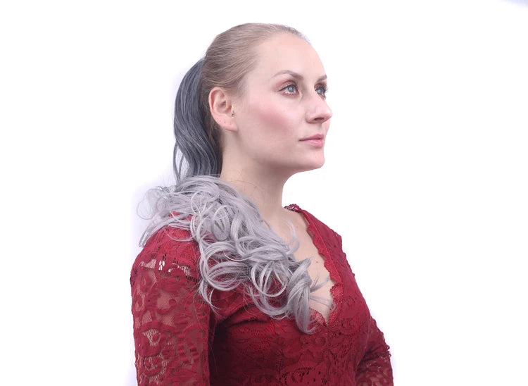 Synthetic Drawstring Long Curly Ponytail - Other Colors Available