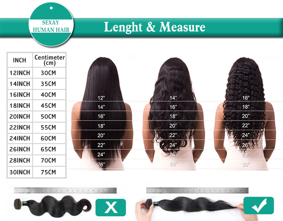 Pink 3 Bundles With Pre plucked Baby Hair Lace Closure - Human Hair