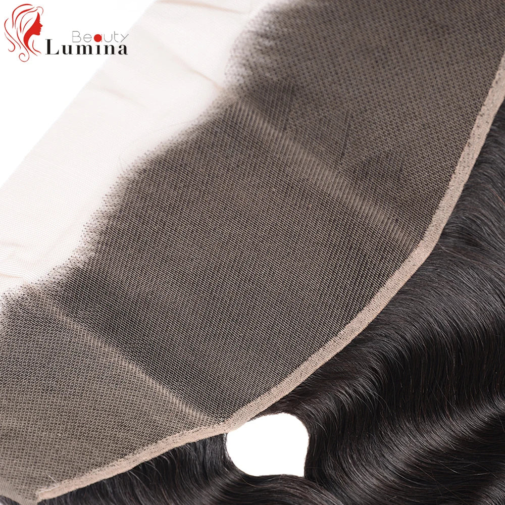 Body Wave Brazilian Remy Pre Plucked 100% Human Hair Lace Frontal or Closures