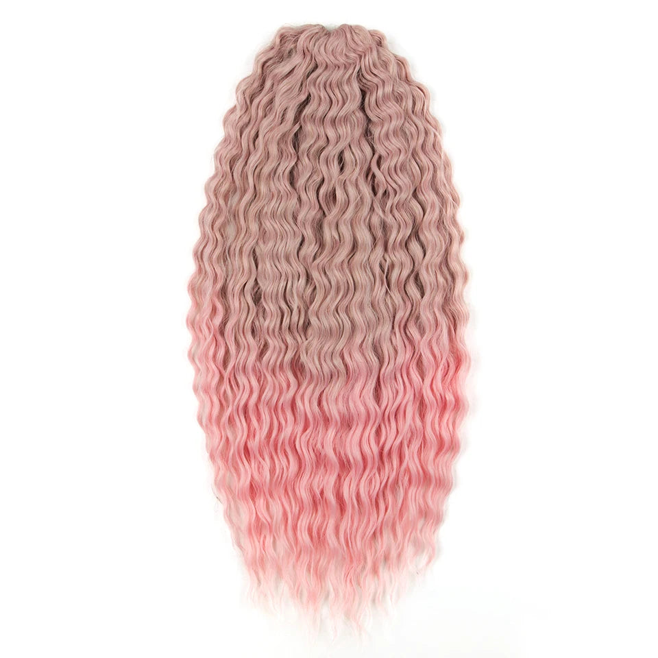 Water Wave Synthetic Crochet Hair - Various Colors Available