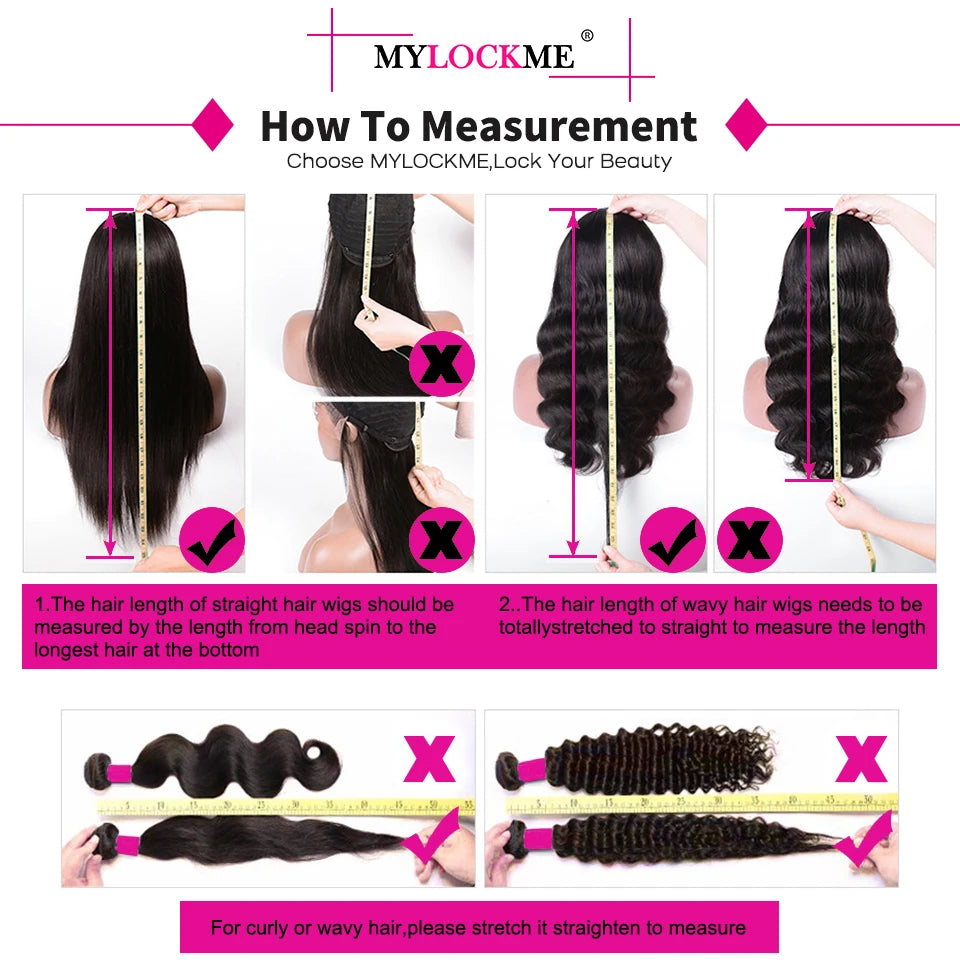 Body Wave - Glueless Human Hair Ready To Wear Lace Front Wig