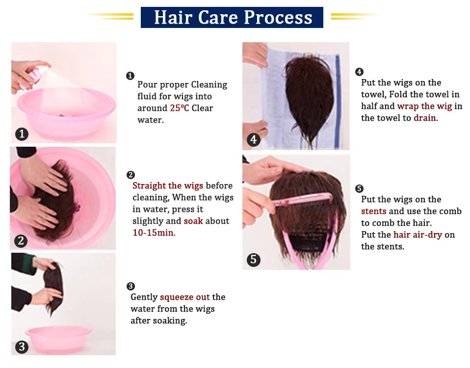 7X15cm Frontal - Straight Human Hair Replacement Topper - Various Options Available