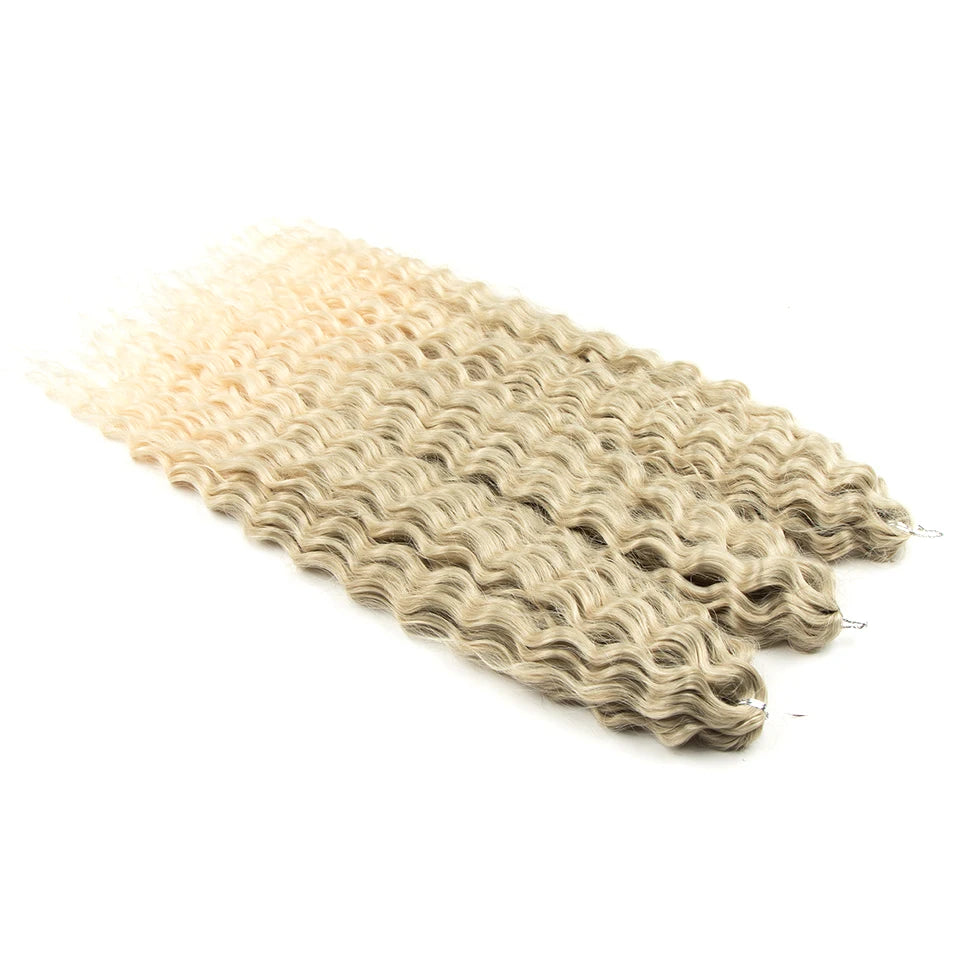 Water Wave Synthetic Crochet Hair - Various Colors Available