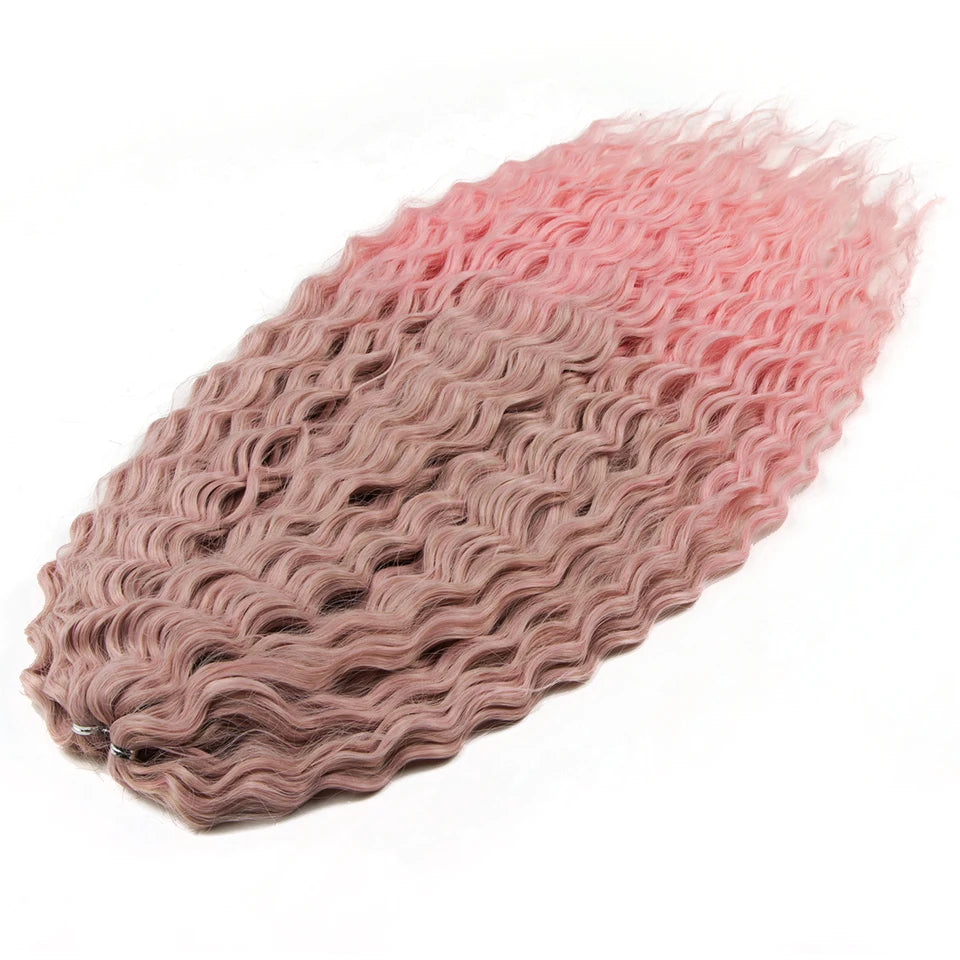 Water Wave Synthetic Crochet Hair - Various Colors Available