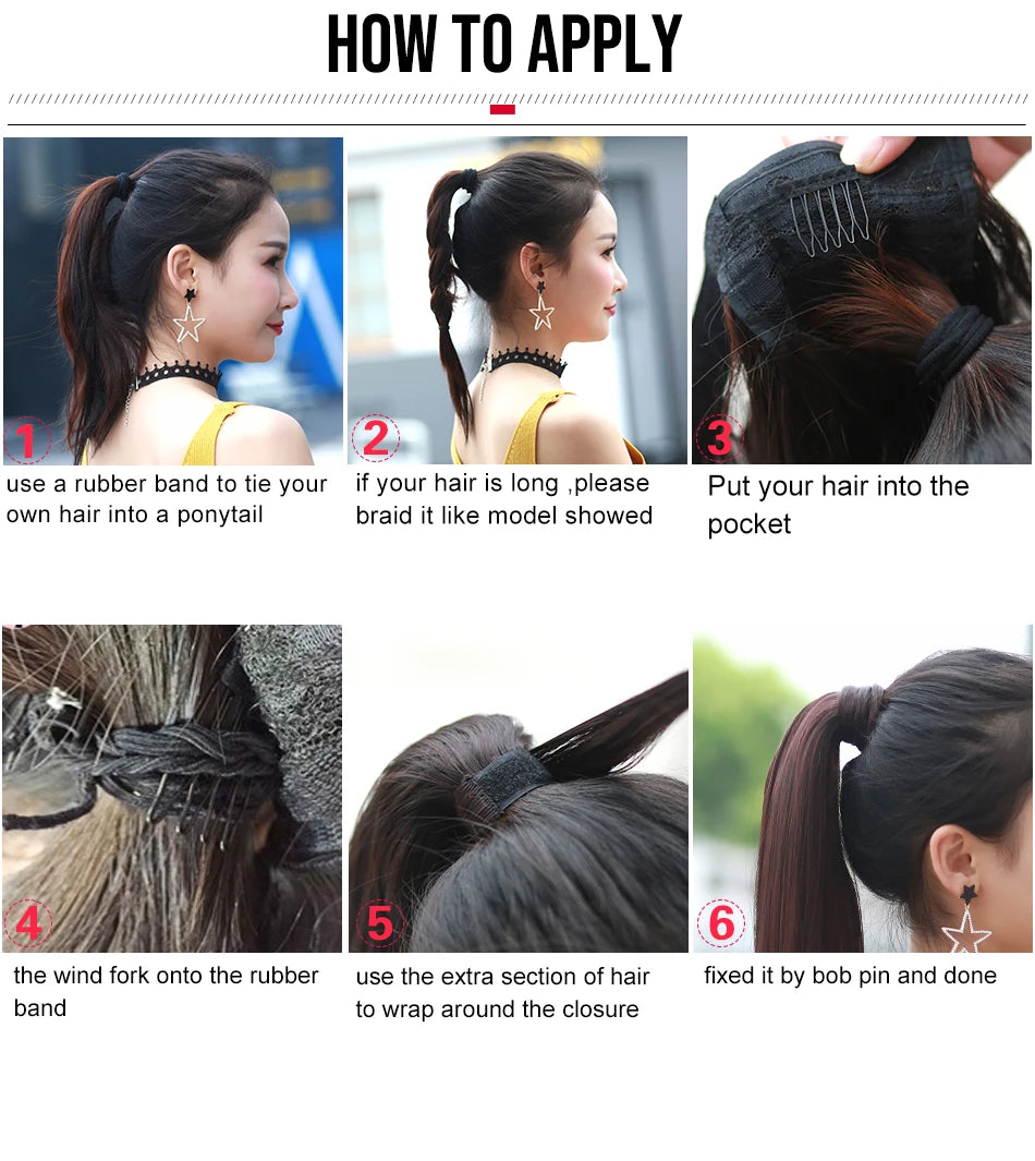 Body Wave Wrap Around Human Hair Ponytail, 100g & 120g Available