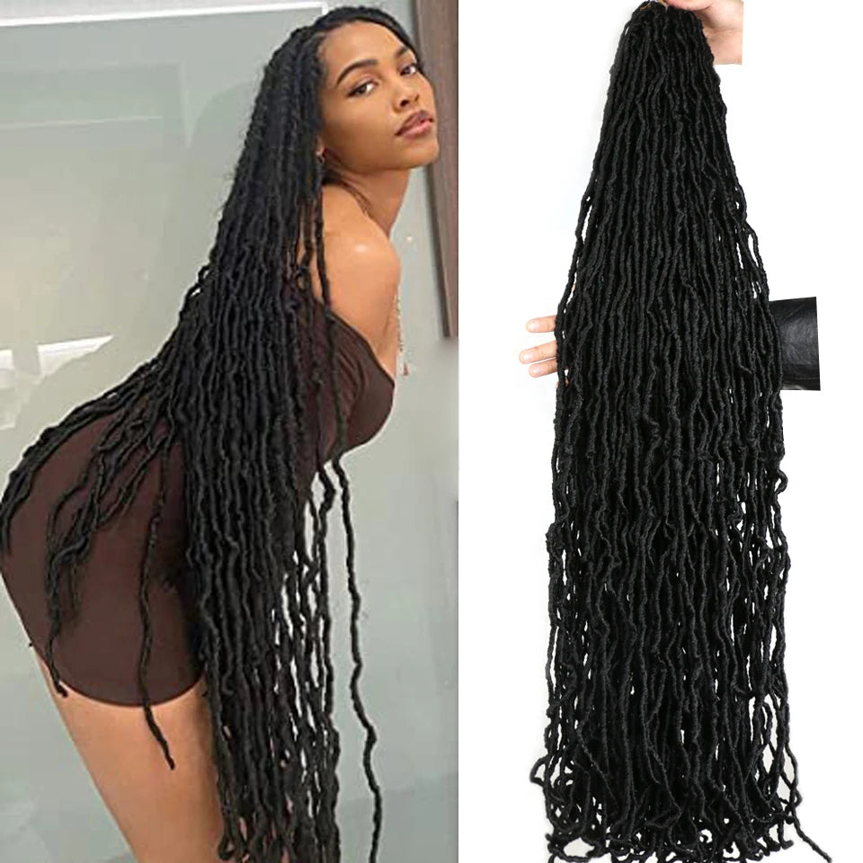 Faux Locs Crochet Synthetic Hair - Various Colors Available