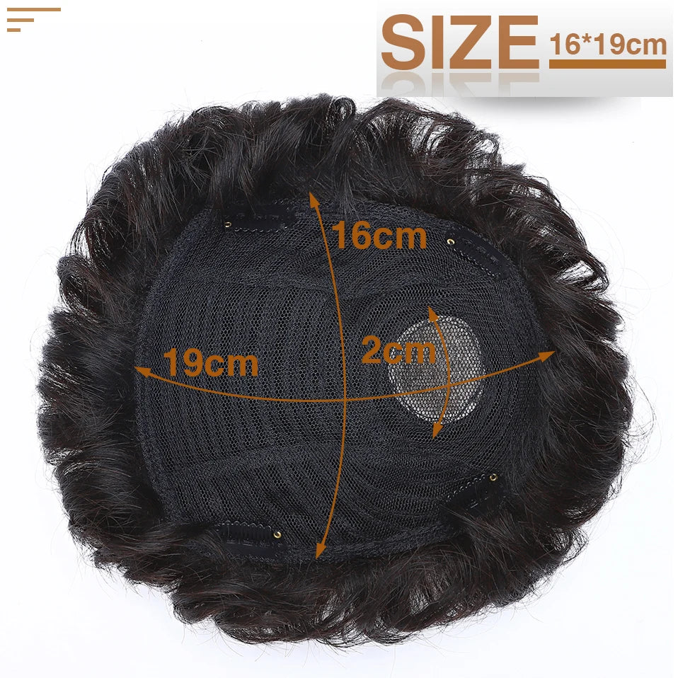 Men Toupee 16x19cm, 4Inch Human Hair Capillary Prothesis Clip In Replacement Systems - Various Options Available