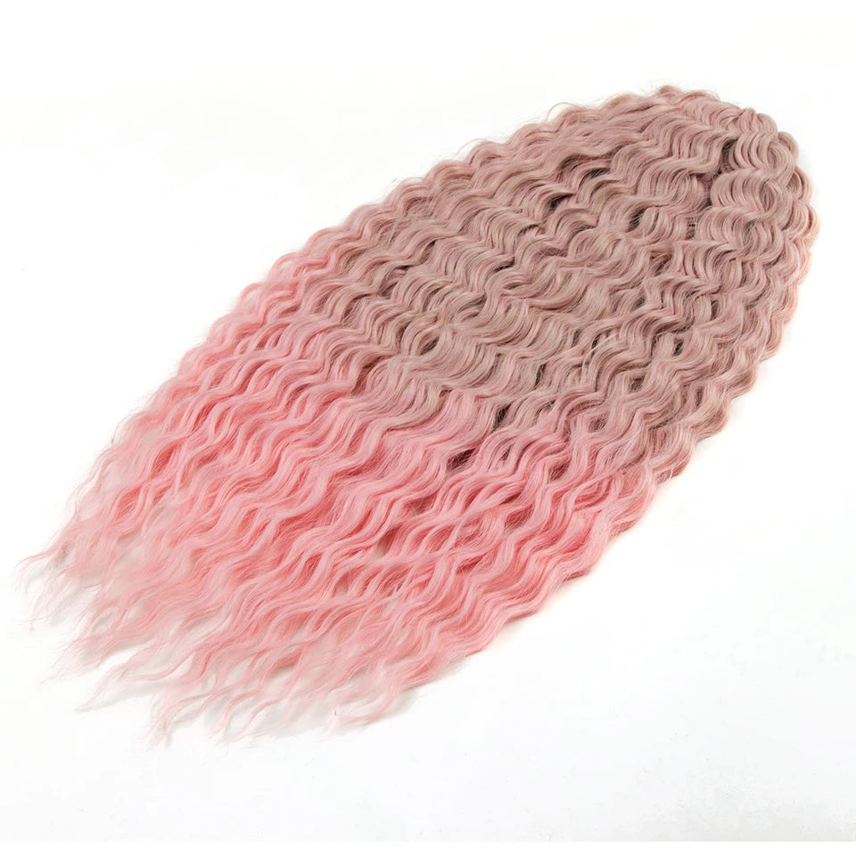 Water Wave Synthetic Crochet Hair - Various Colors Available