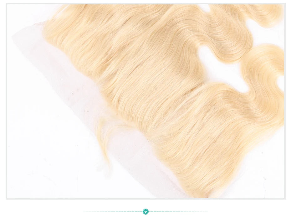 Body Wave Swiss HD Lace Frontal - 613 Blonde, 13x4, 13x6