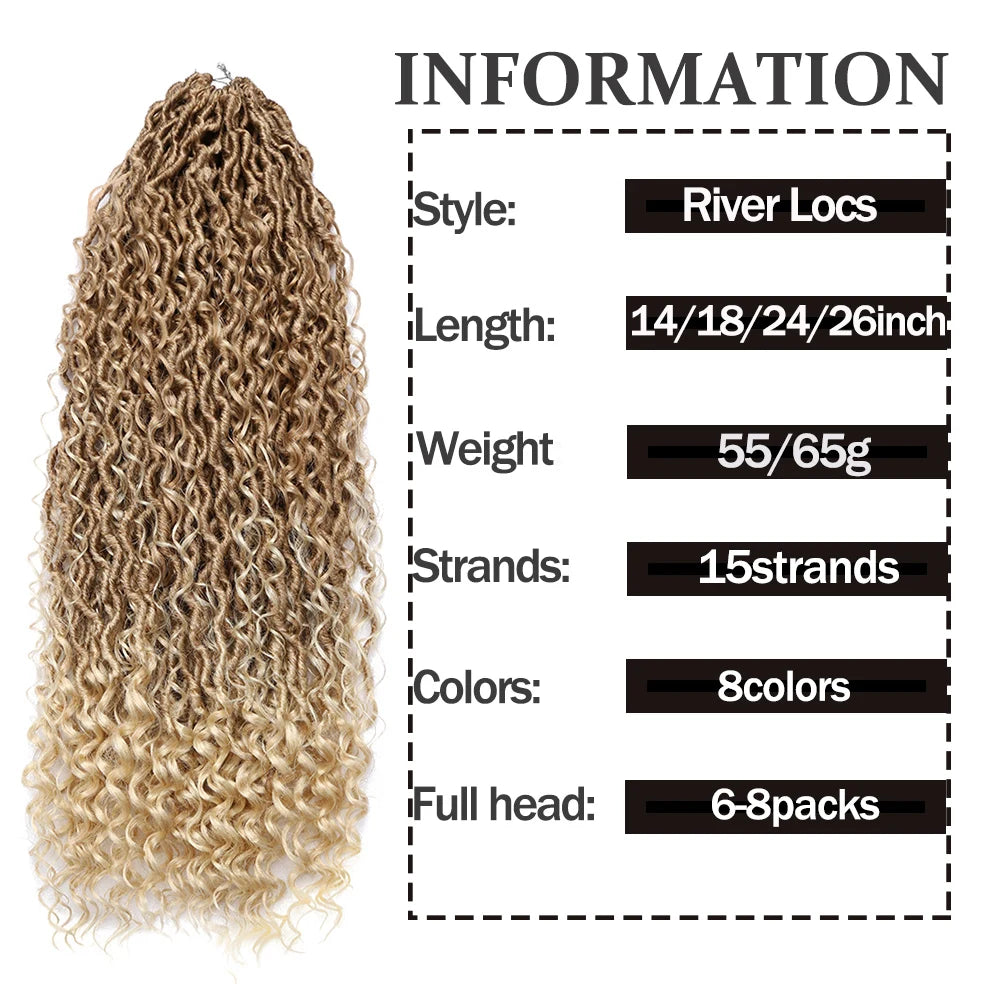 Goddess Locs Synthetic Crochet Hair