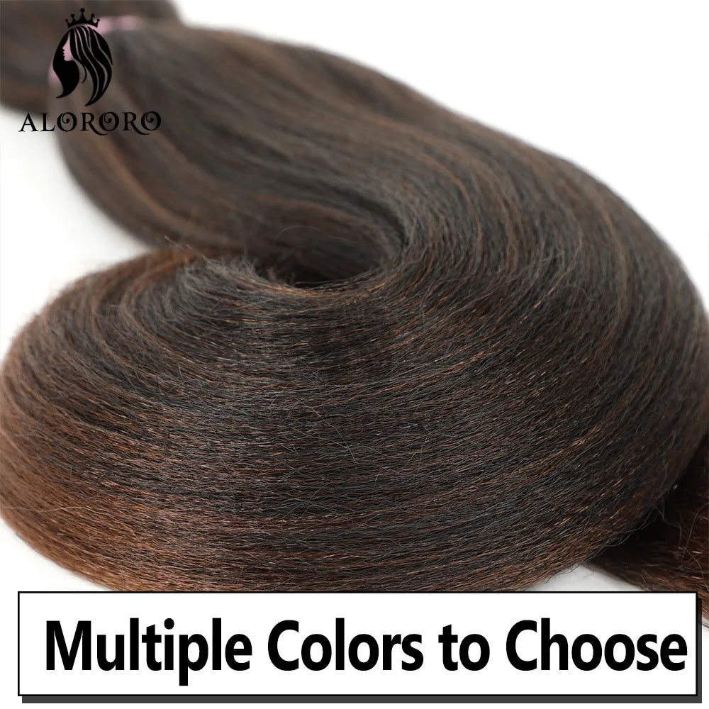 30/42/48 Inch Yaki Synthetic Jumbo Braiding Hair