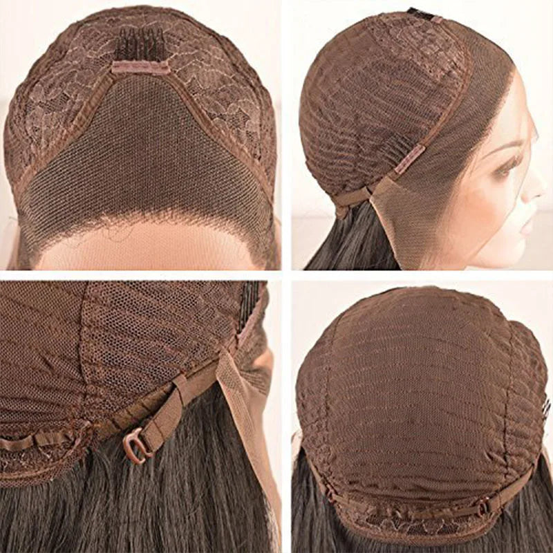 24 Inch Water Wave Synthetic Lace Front Pre Plucked Wigs - Various Colors Available