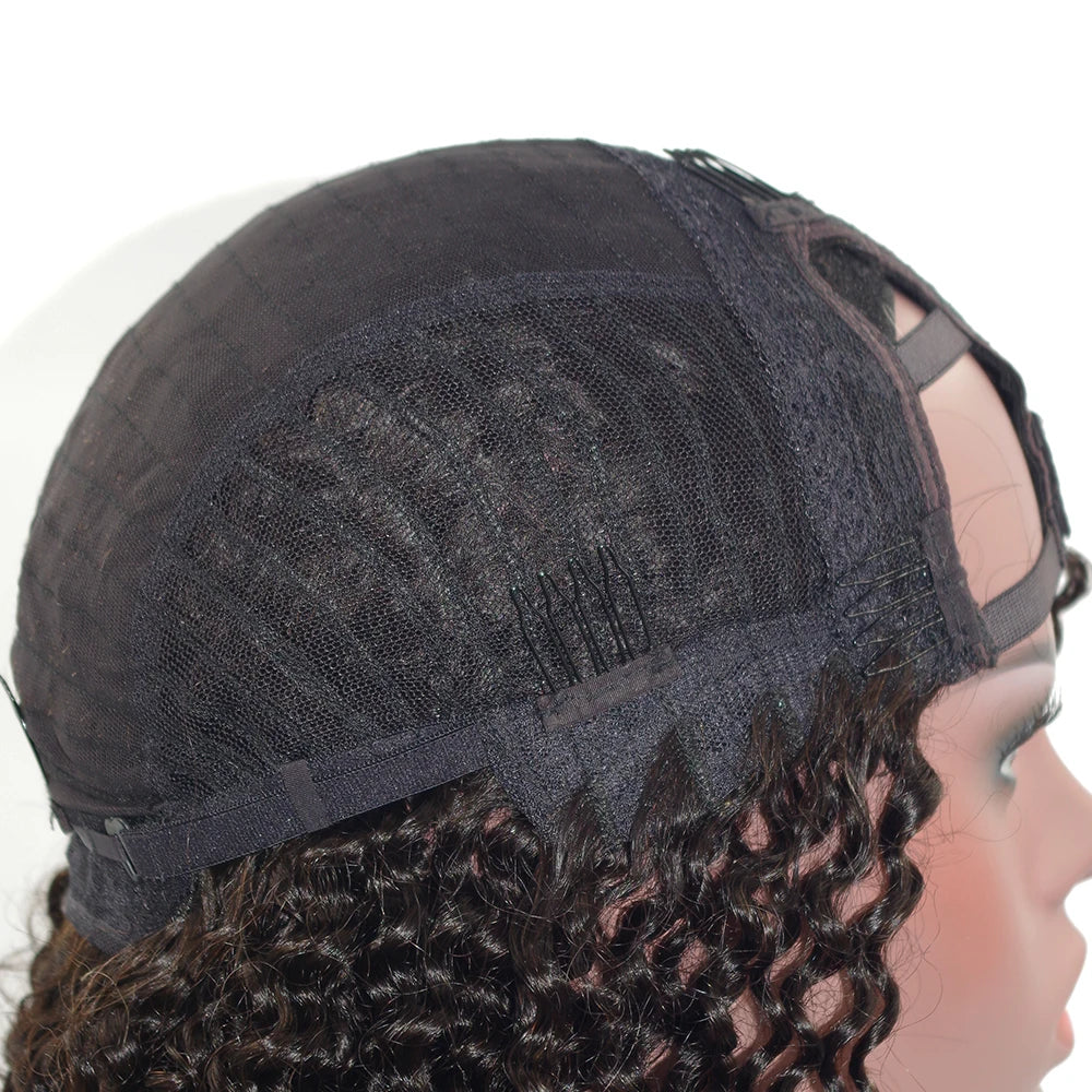 Body Wave U Part Unprocessed Human Hair Wigs