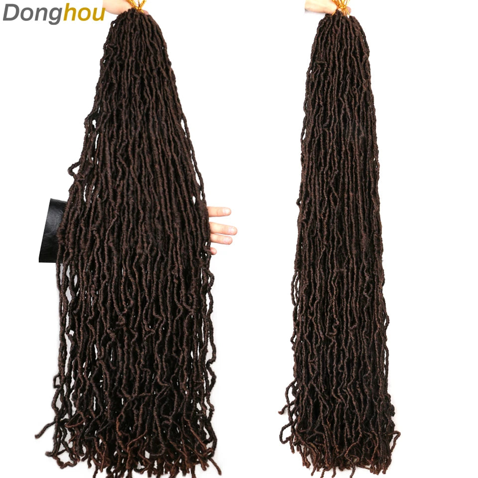 Faux Locs Crochet Synthetic Hair - Various Colors Available