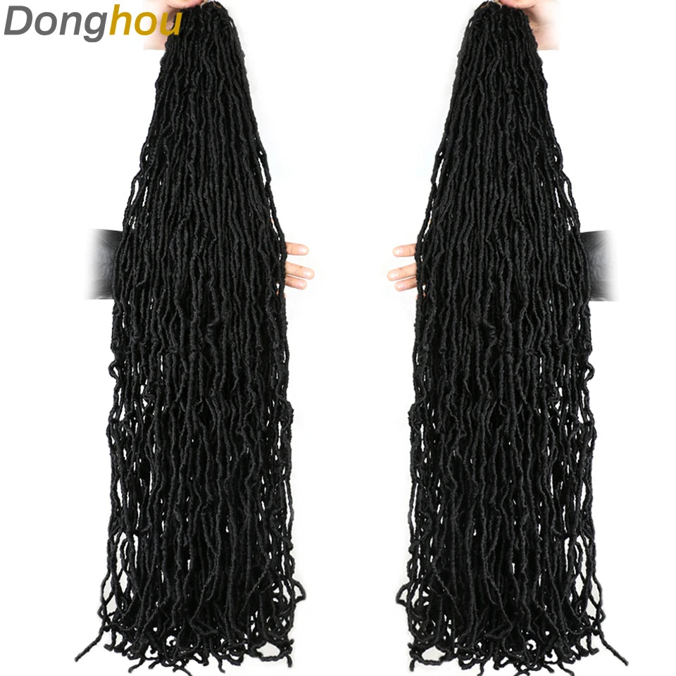 Faux Locs Crochet Synthetic Hair - Various Colors Available