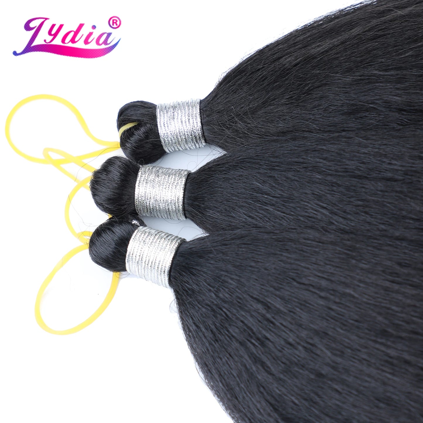Kinky Straight Bundles Synthetic Hair Extension Crochet/Braiding