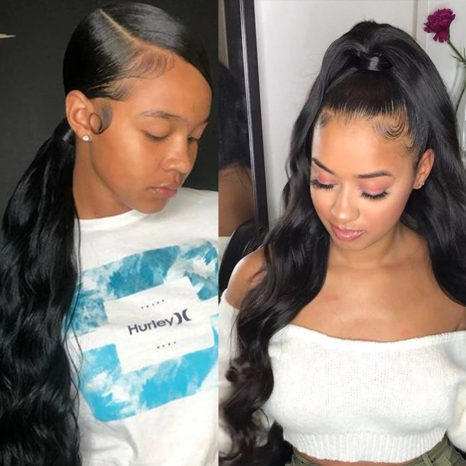 Body Wave Wrap Around Human Hair Ponytail, 100g & 120g Available