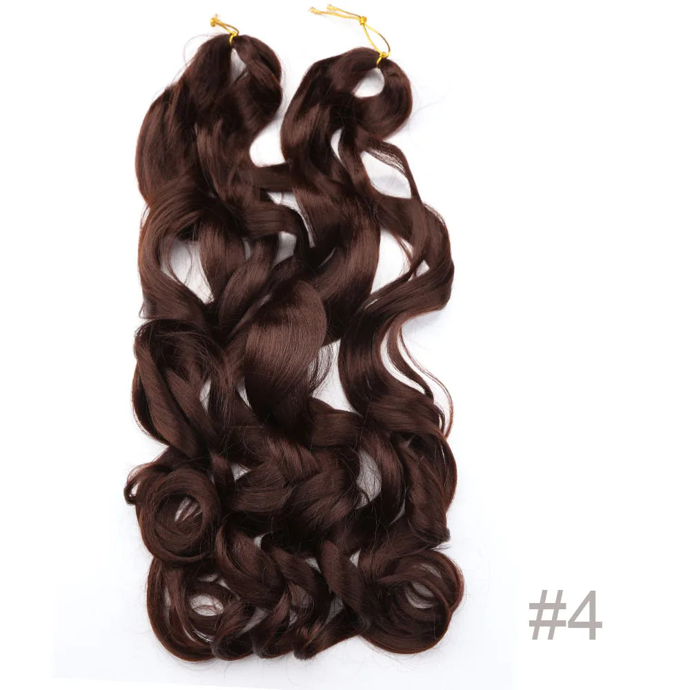 Spiral Curls Pre-Stretched Braiding Hair - Various Ombre Selections