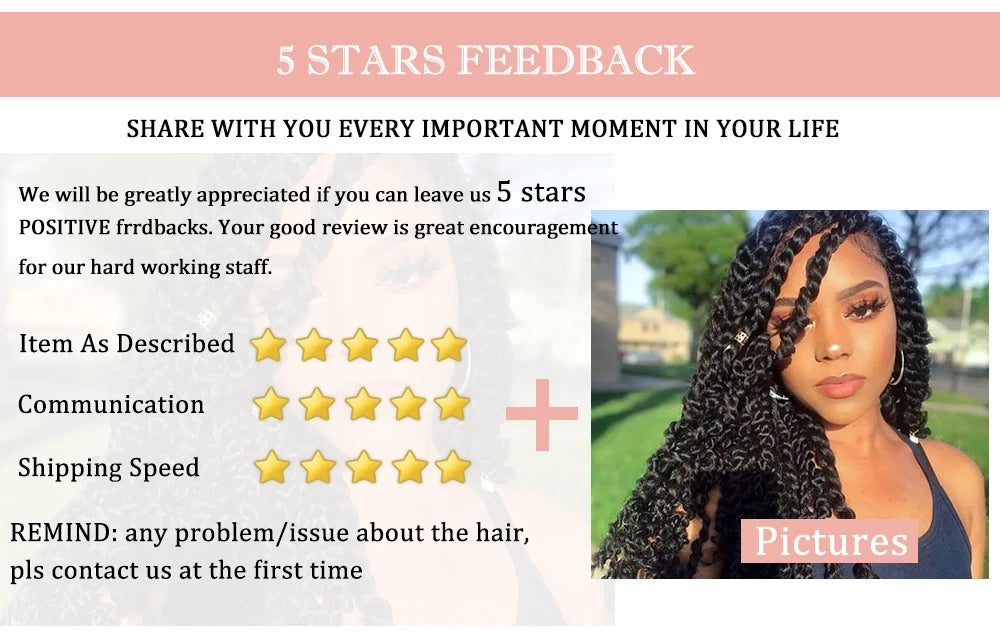24 Inch Senegalese Twist Synthetic Crochet Braids - Various Colors Available