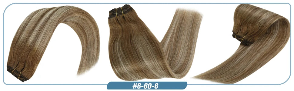 Straight Human Hair Clip Ins - Various Options Available