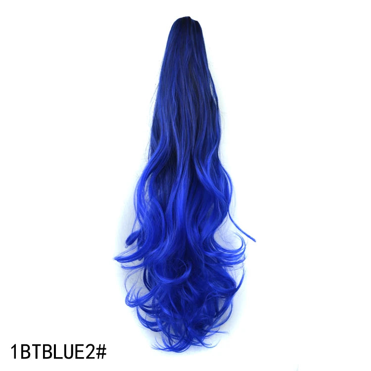 Synthetic Drawstring Long Curly Ponytail - Other Colors Available