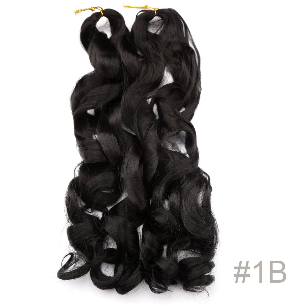 Spiral Curls Pre-Stretched Braiding Hair - Various Ombre Selections