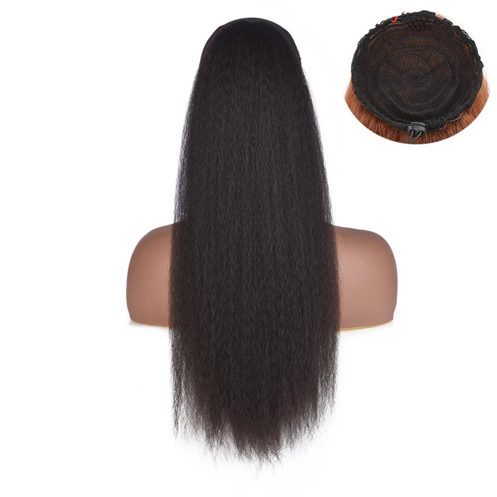 Synthetic Drawstring Wrap Around Ponytail - Various Colors Available