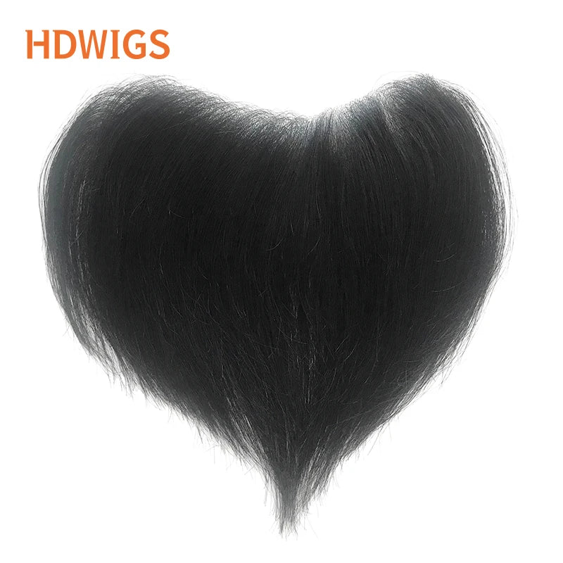 Straight 100% Human Remy Hair V Style Thin Skin Full PU Men's Capillary Prosthesis Frontal - Various Options Available