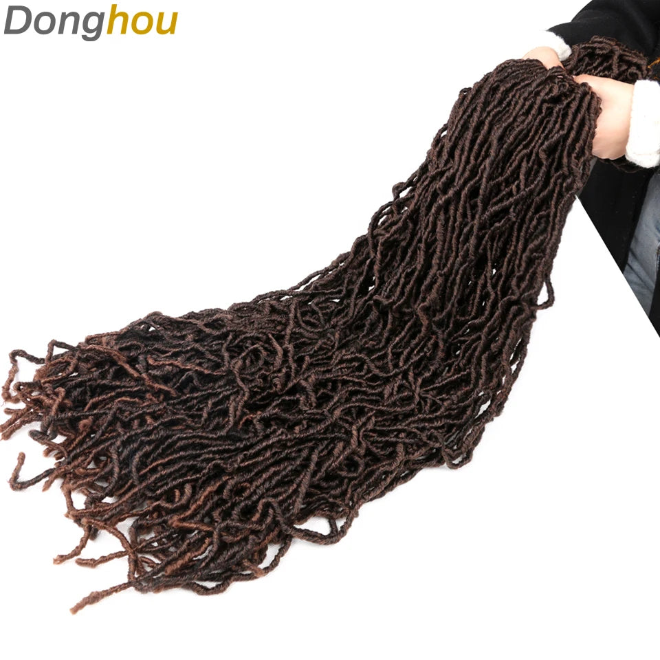 Faux Locs Crochet Synthetic Hair - Various Colors Available