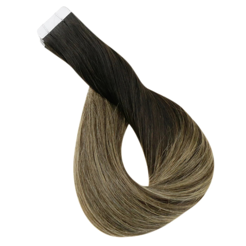 100% Remy Human Hair Seamless Skin Weft Tape Ins