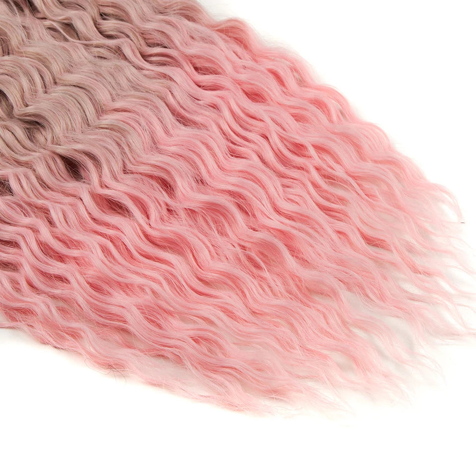 Water Wave Synthetic Crochet Hair 24 Inch - Various Colors Available