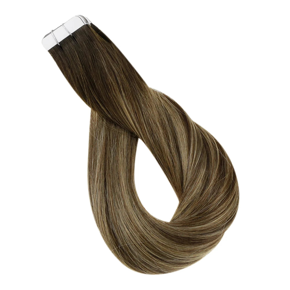 100% Remy Human Hair Seamless Skin Weft Tape Ins