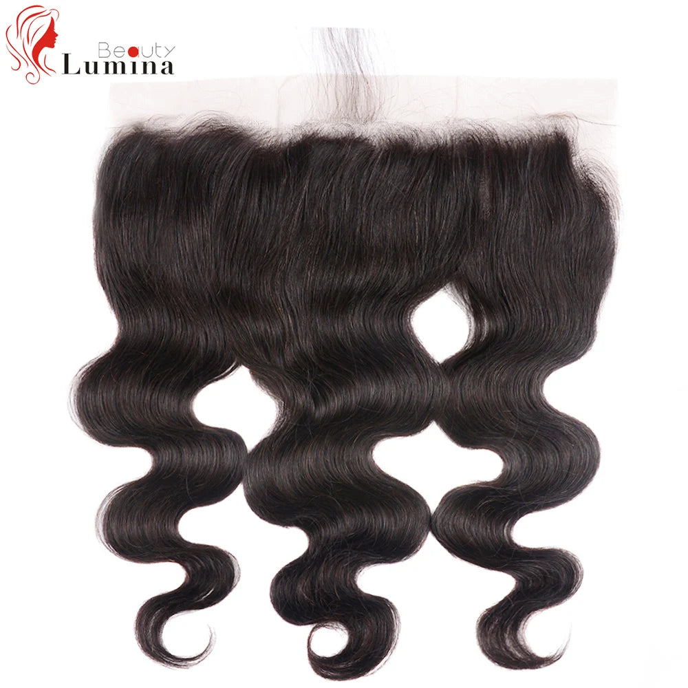 Body Wave Brazilian Remy Pre Plucked 100% Human Hair Lace Frontal or Closures