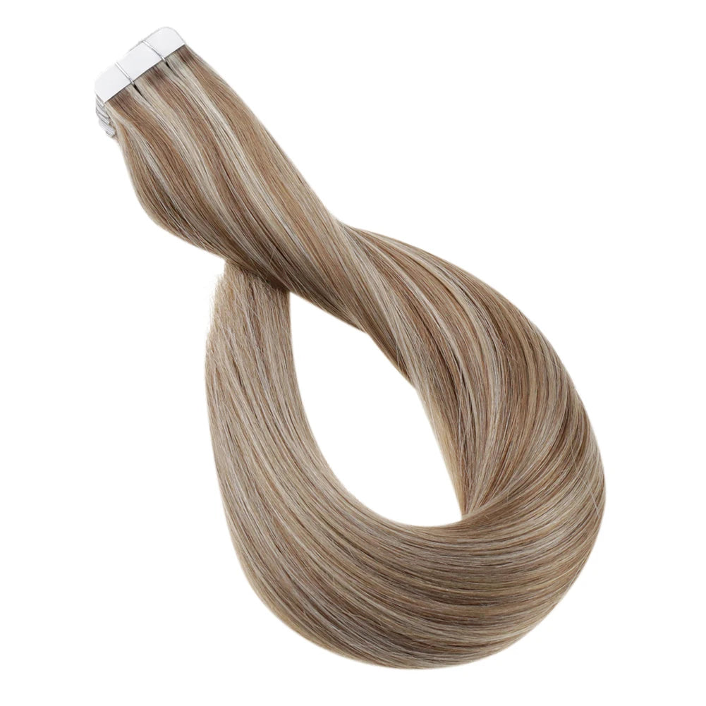 100% Remy Human Hair Seamless Skin Weft Tape Ins