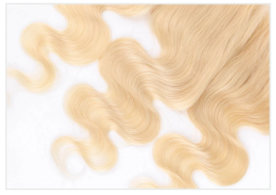 Body Wave Swiss HD Lace Frontal - 613 Blonde, 13x4, 13x6