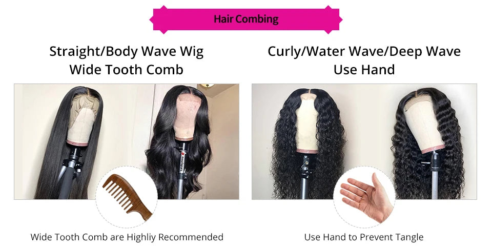 Body Wave - Glueless Human Hair Ready To Wear Lace Front Wig