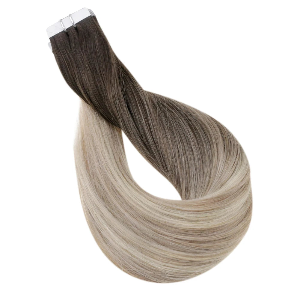 100% Remy Human Hair Seamless Skin Weft Tape Ins