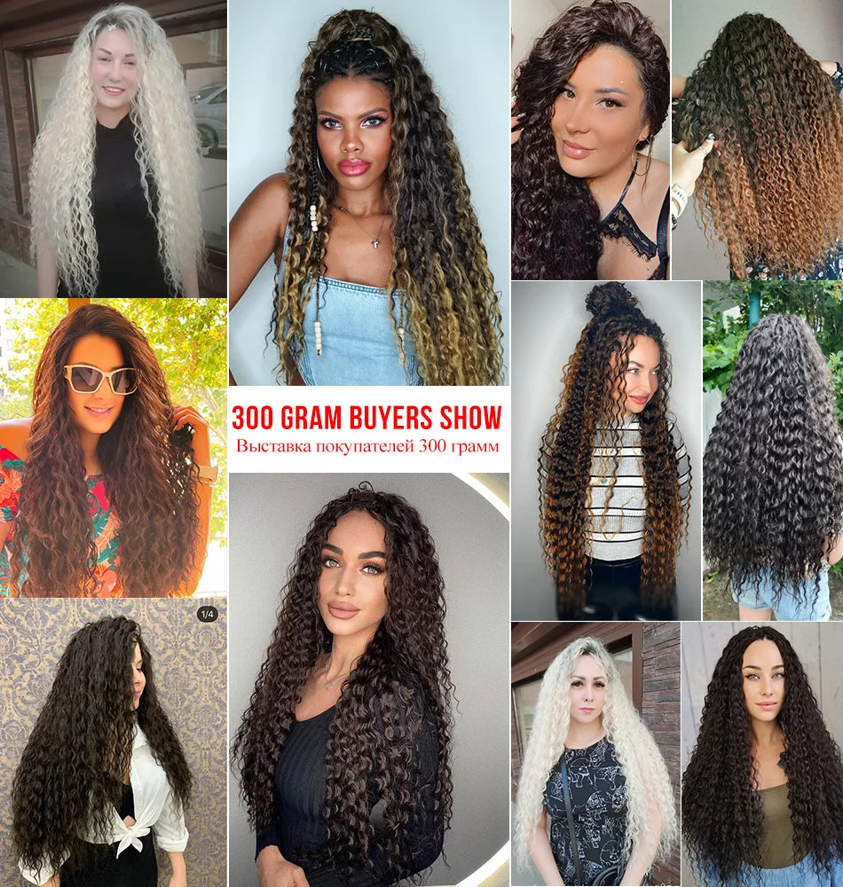 Kinky Curly Bundles Synthetic Hair - Various Colors Available