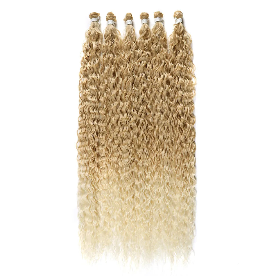 Kinky Curly Bundles Synthetic Hair - Various Colors Available
