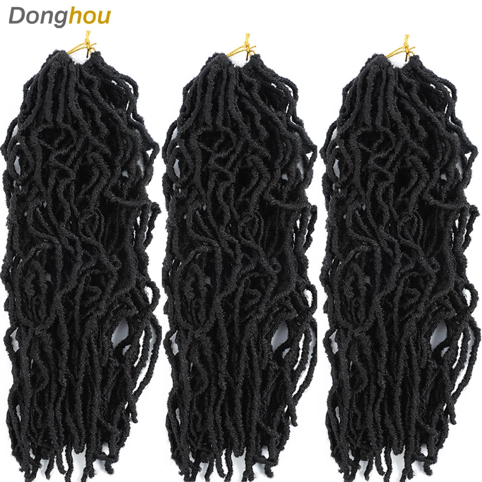 Faux Locs Crochet Synthetic Hair - Various Colors Available