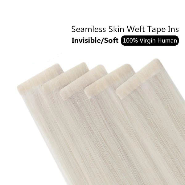 Invisible Seamless Skin Weft Injection Virgin Human Hair Tape In