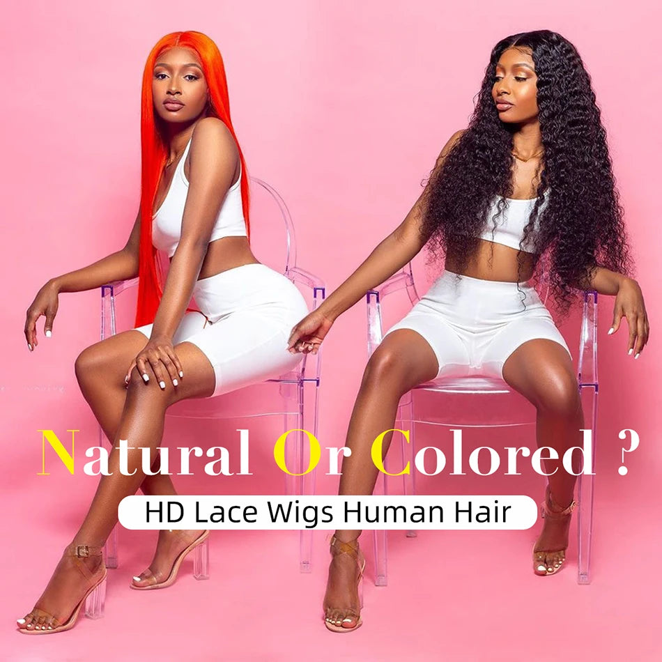 Bone Straight Ginger Blonde - HD Lace Frontal Human Hair Wig