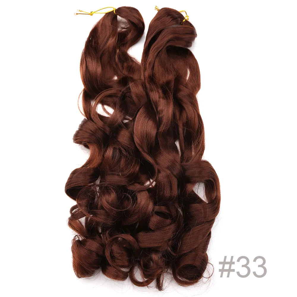 Spiral Curls Pre-Stretched Braiding Hair - Various Ombre Selections