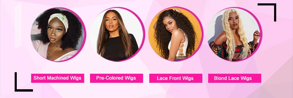 Straight Short U & V Part Bob Human Hair Wigs